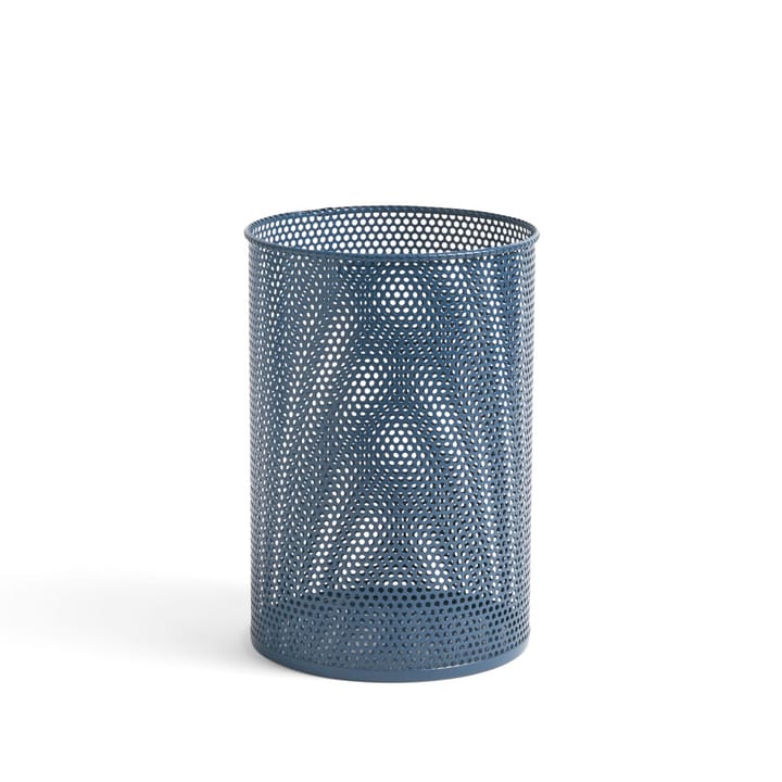 Perforated papirkurv - Petrol blue, medium - HAY