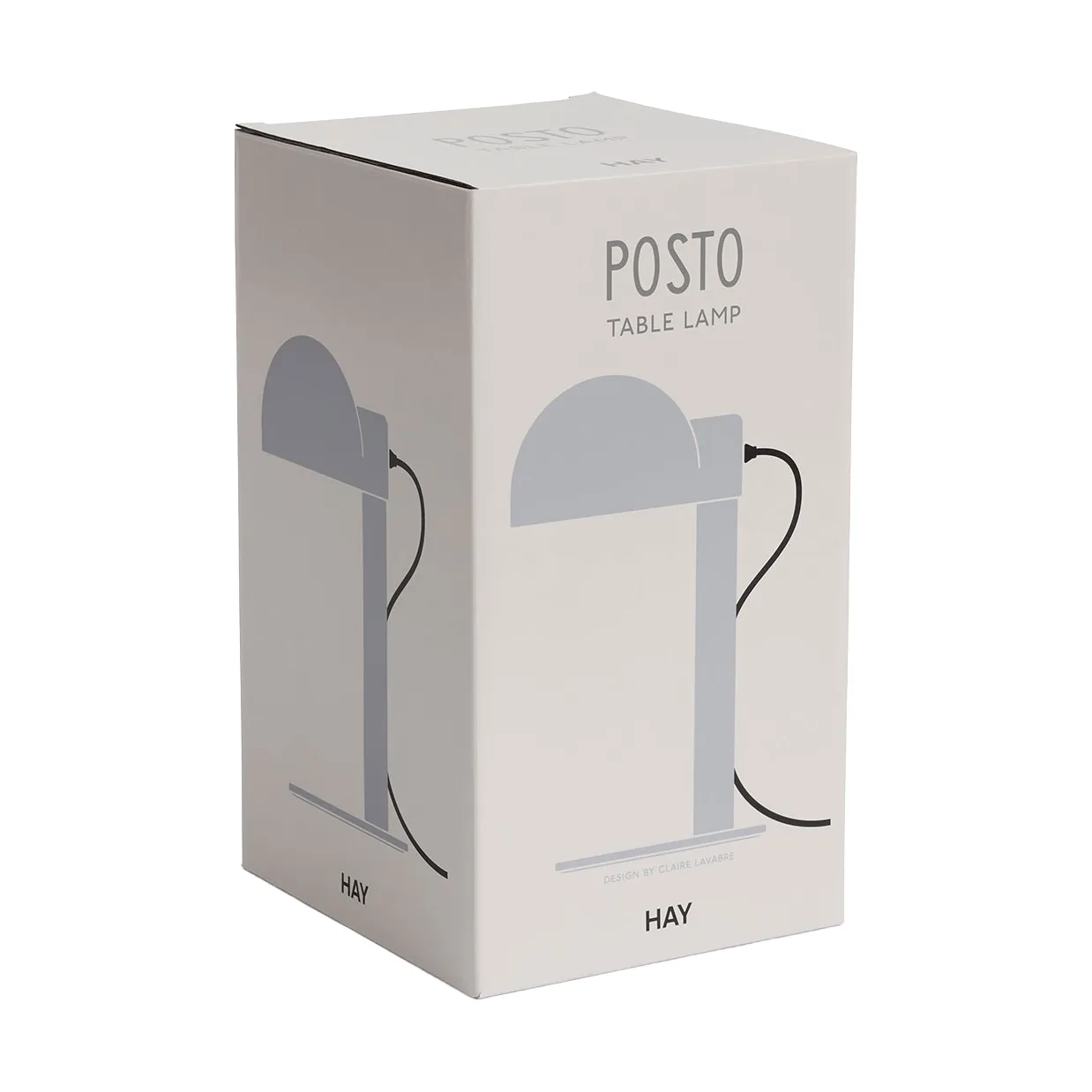 Posto bordlampe, Silver grey HAY