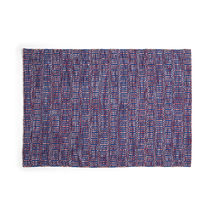 Radio matte - Rød-blå 140 x 200 cm - HAY
