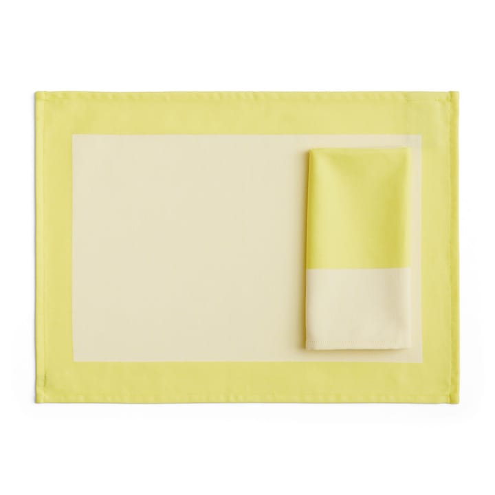 Ram bordbrikke 31x43 cm, Yellow HAY