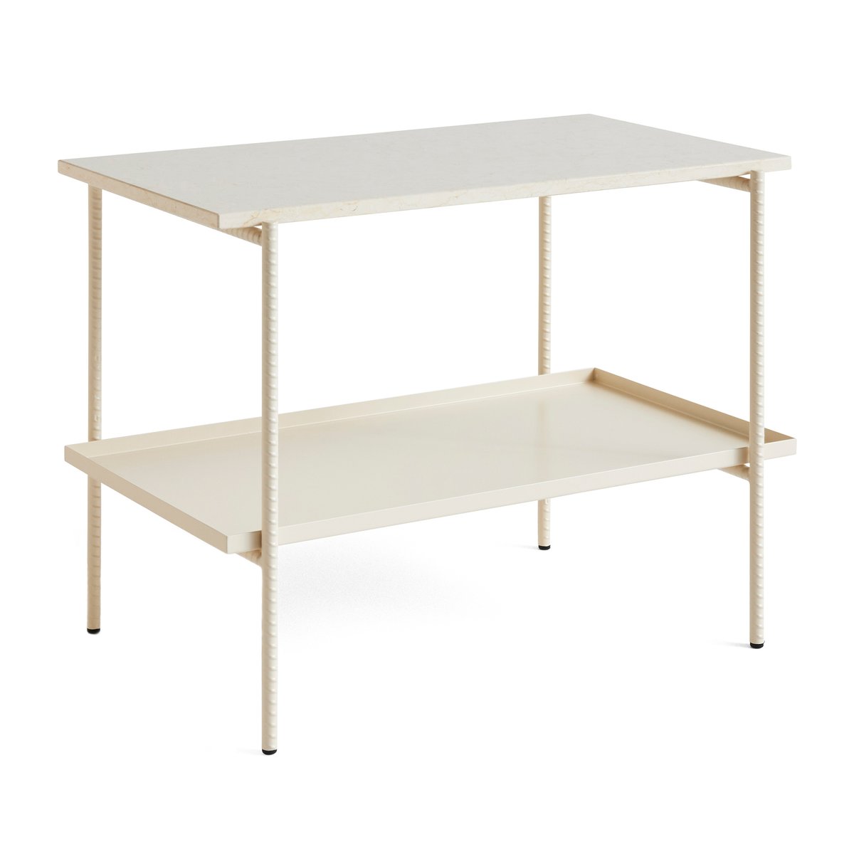 Bilde av HAY Rebar sidebord 75x44x55 cm Beige marble-alabaster