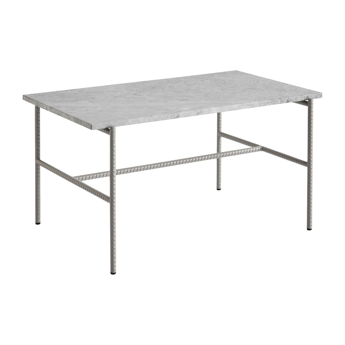 Bilde av HAY Rebar sofabord 80x49x405 cm Grey marble-fossil