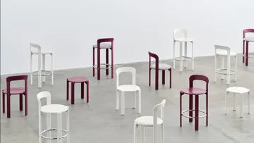 Rey krakk Ø46,5x46 cm - Grape red - HAY