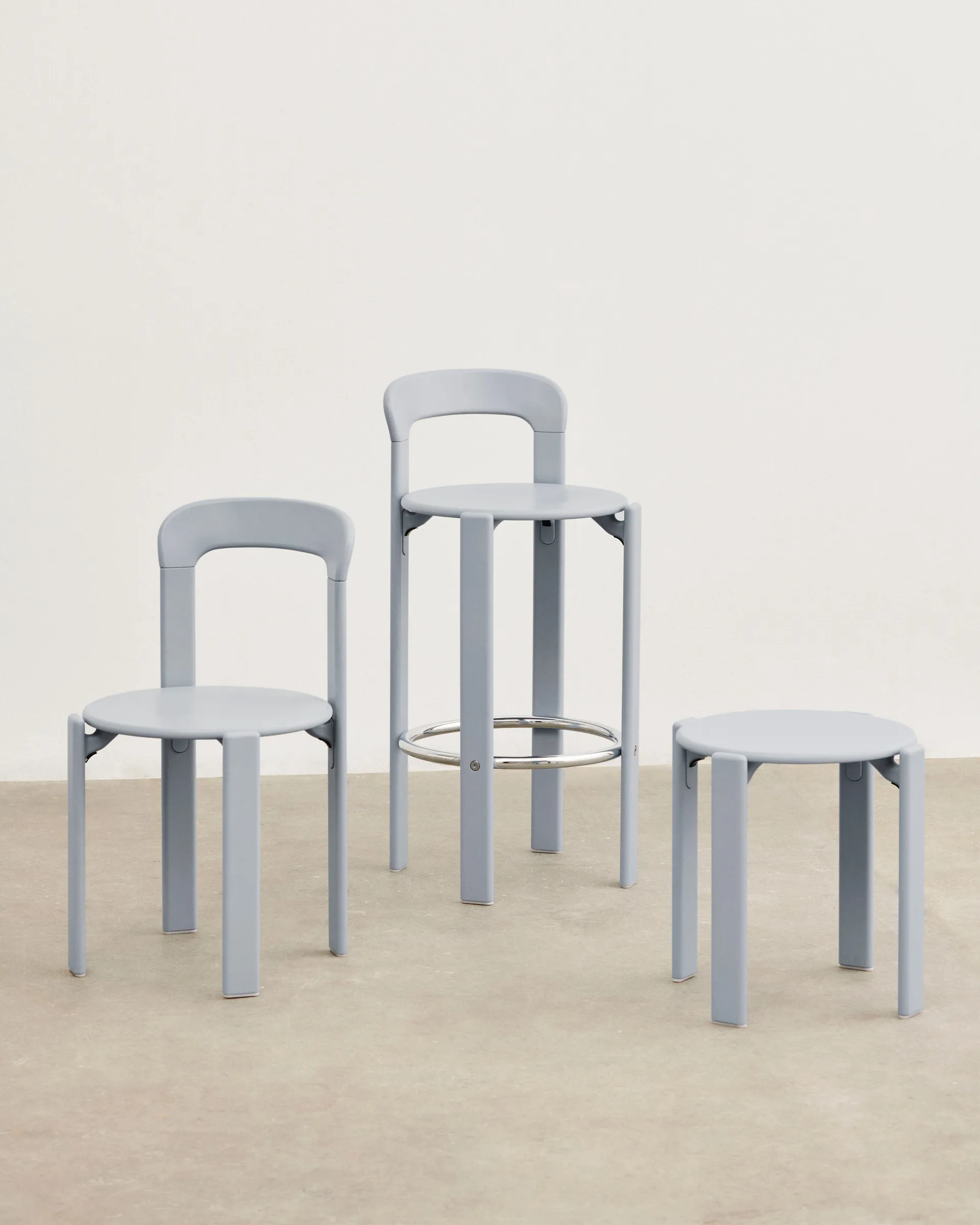 Rey krakk Ø46,5x46 cm, Slate blue HAY