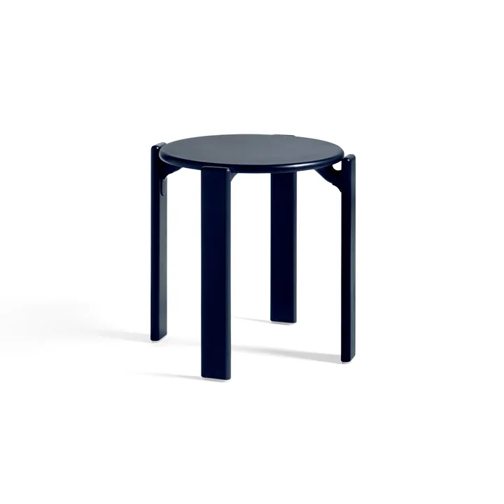 Rey rund krakk Ø46,5x46 cm - Deep blue - HAY