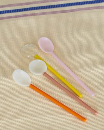 Round glasskje 2-stk. - Bright yellow-brown - HAY