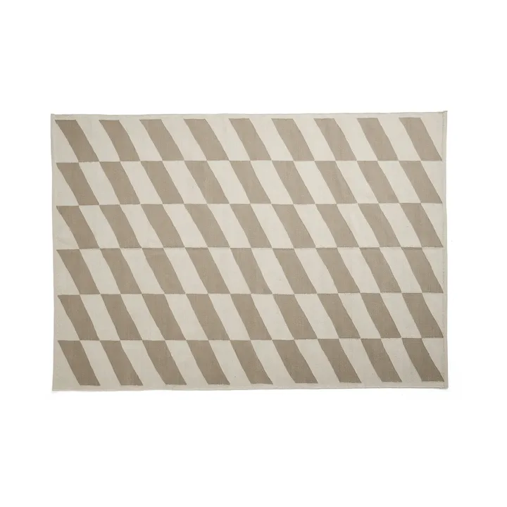 Shift Kelim teppe 170×240 cm - Beige - HAY