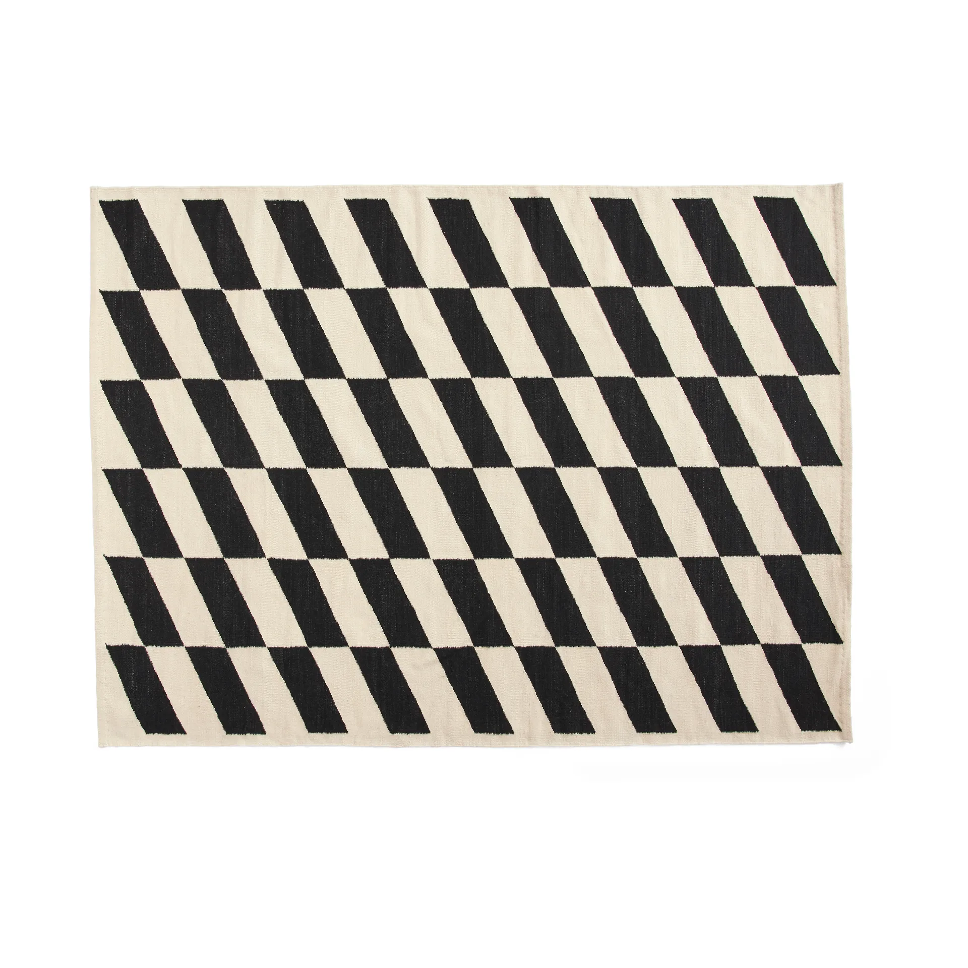 Shift Kelim teppe 170×240 cm, Black HAY