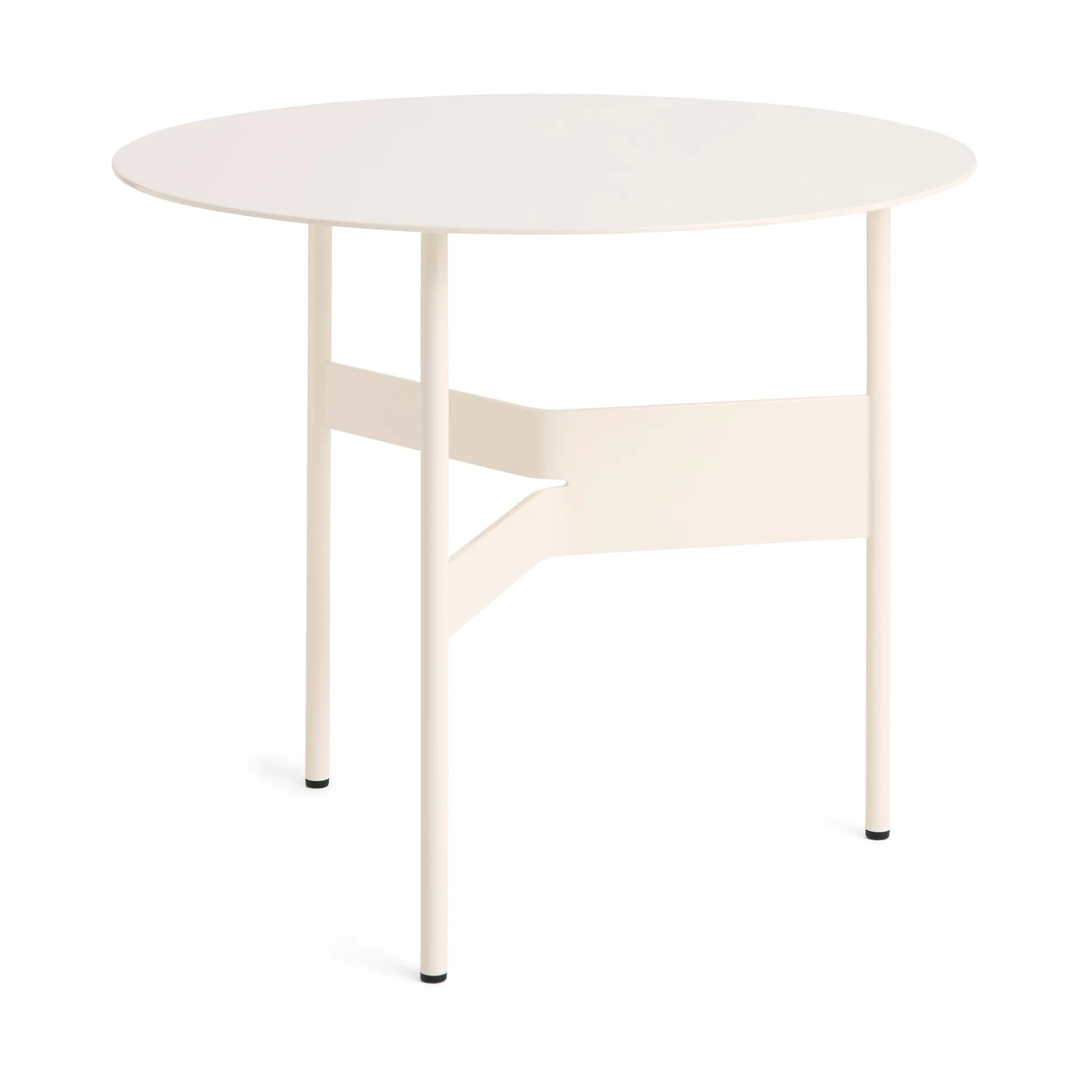 Shim coffee table sidebord Ø54 cm, Eggshell HAY