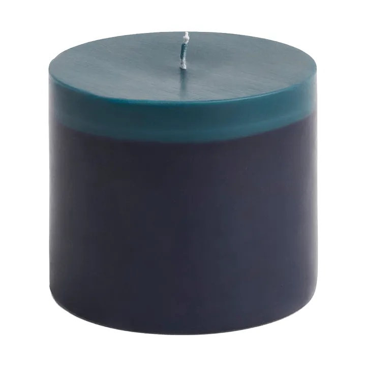 Silo Candle blokklys - Midnight blue-dark teal, Ø9,5×8 cm - HAY