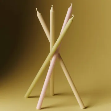 Slim lys 4-pakning - Pastels - HAY
