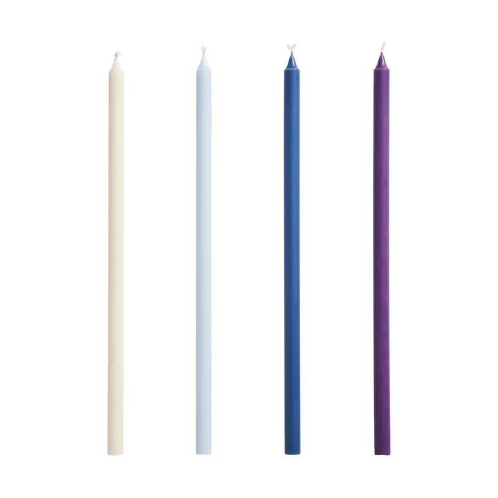 Slim lys 4-pakning - Purple-blue - HAY