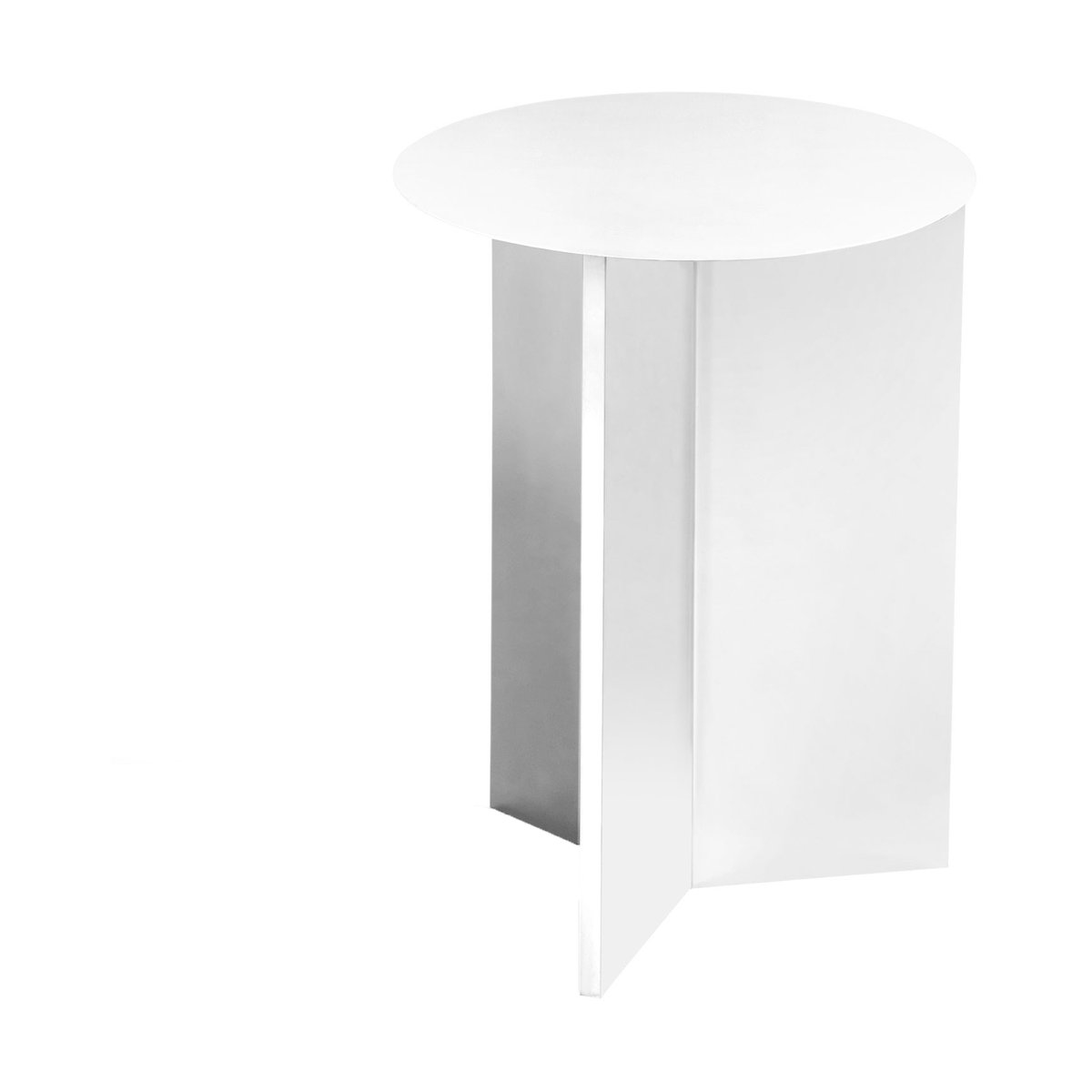 Bilde av HAY Slit high sidebord Ø35 cm White