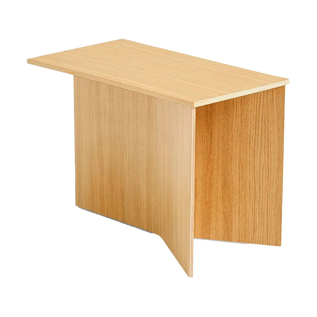 Slit Oblong sidebord 27,5x49 cm, Lacquered oak HAY