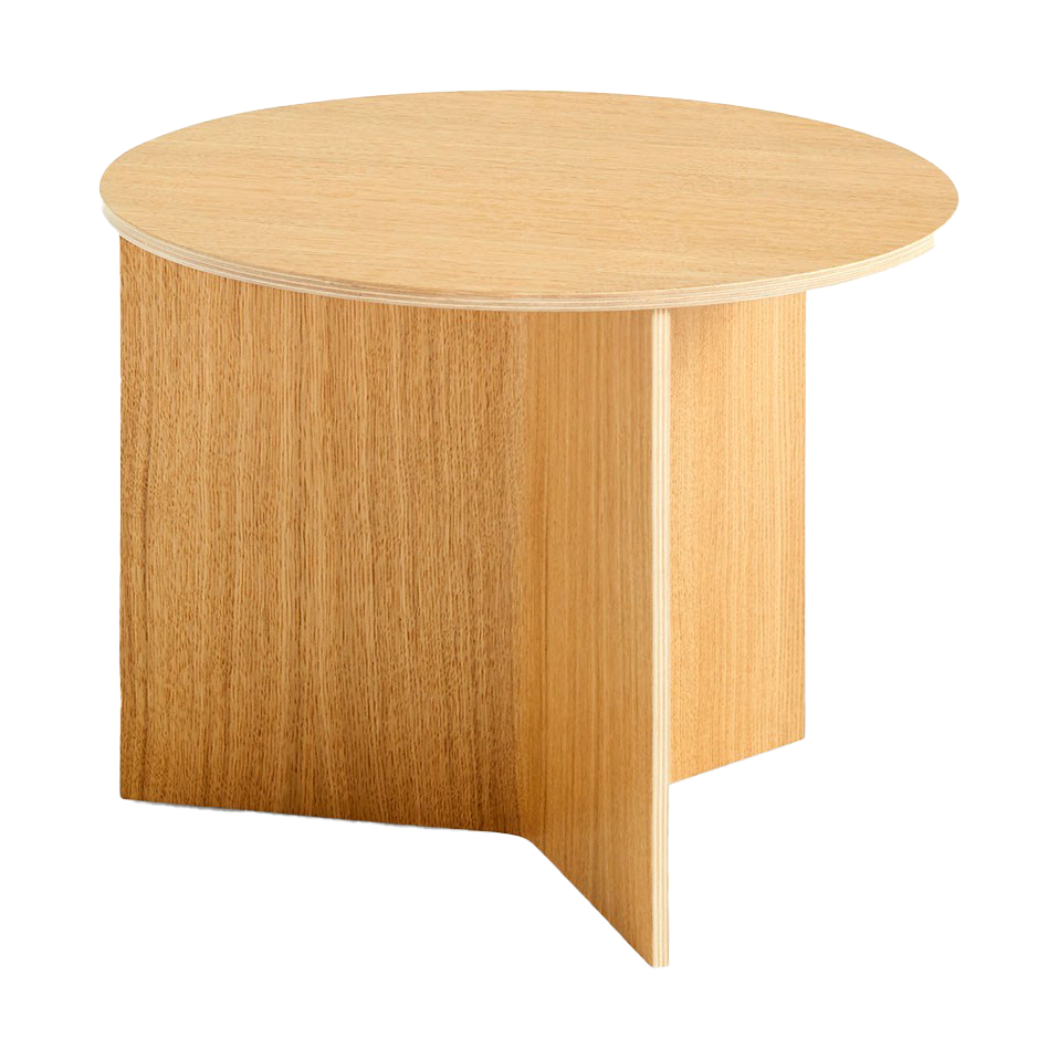Bilde av HAY Slit sofabord Ø45 cm Lacquered oak