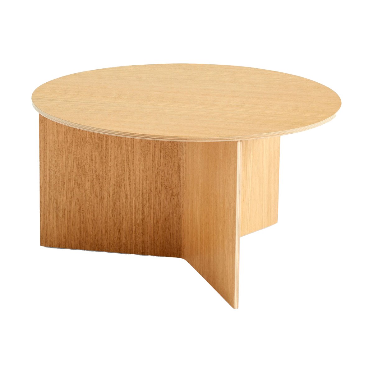 HAY Slit sofabord 65 cm Lacquered oak | Skandinavisk Design | Sofabord | Brun