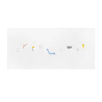 Sobremesa duk 140 x 300 cm - Hvit - HAY