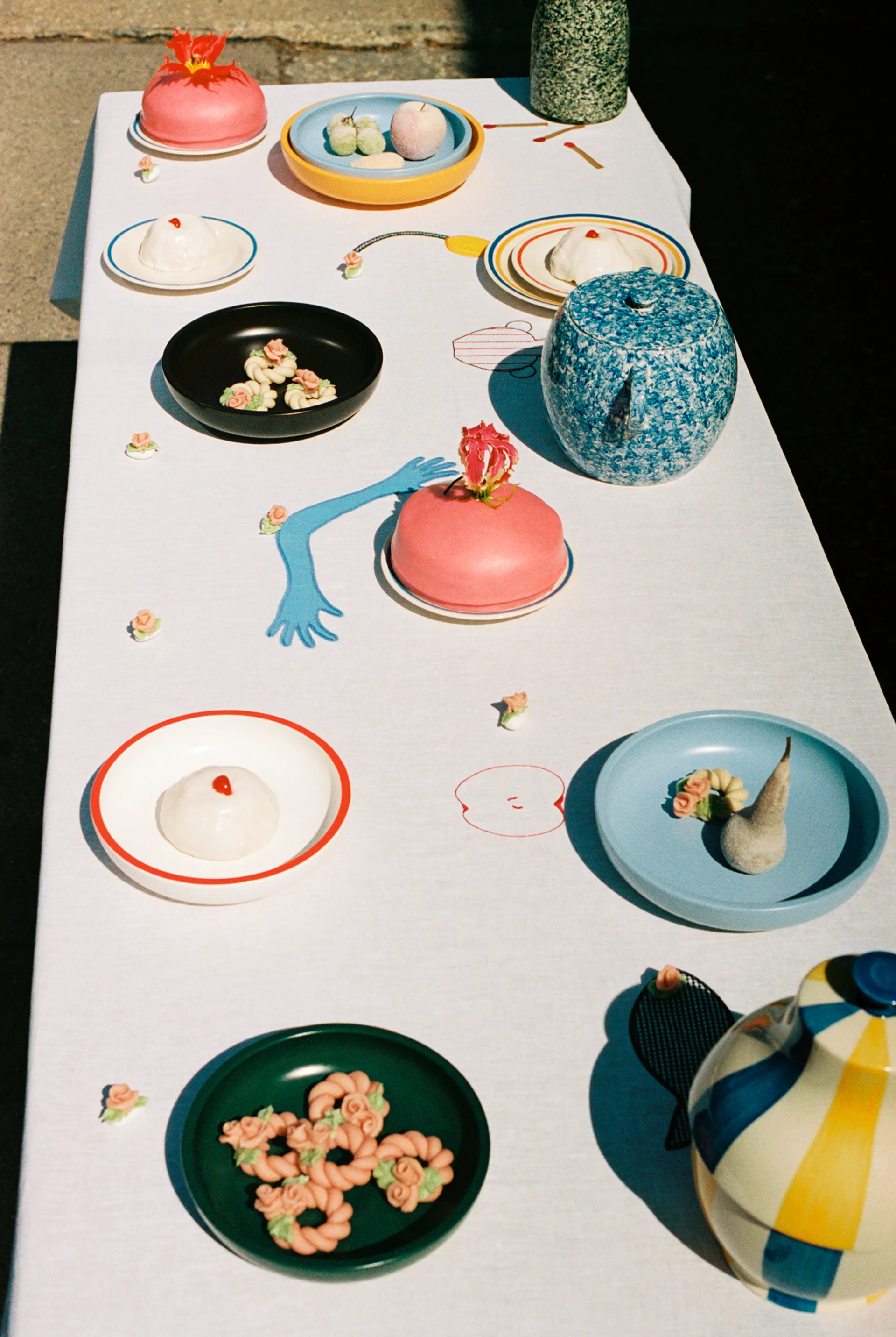 Sobremesa duk 140 x 300 cm, Hvit HAY