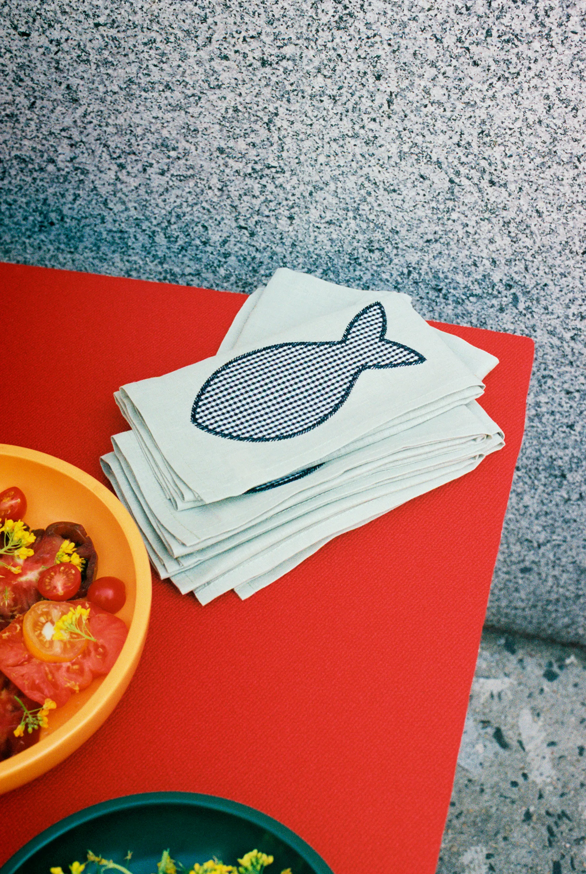 Sobremesa linserviett 45 x 45 cm 4-pakning, Grønn HAY