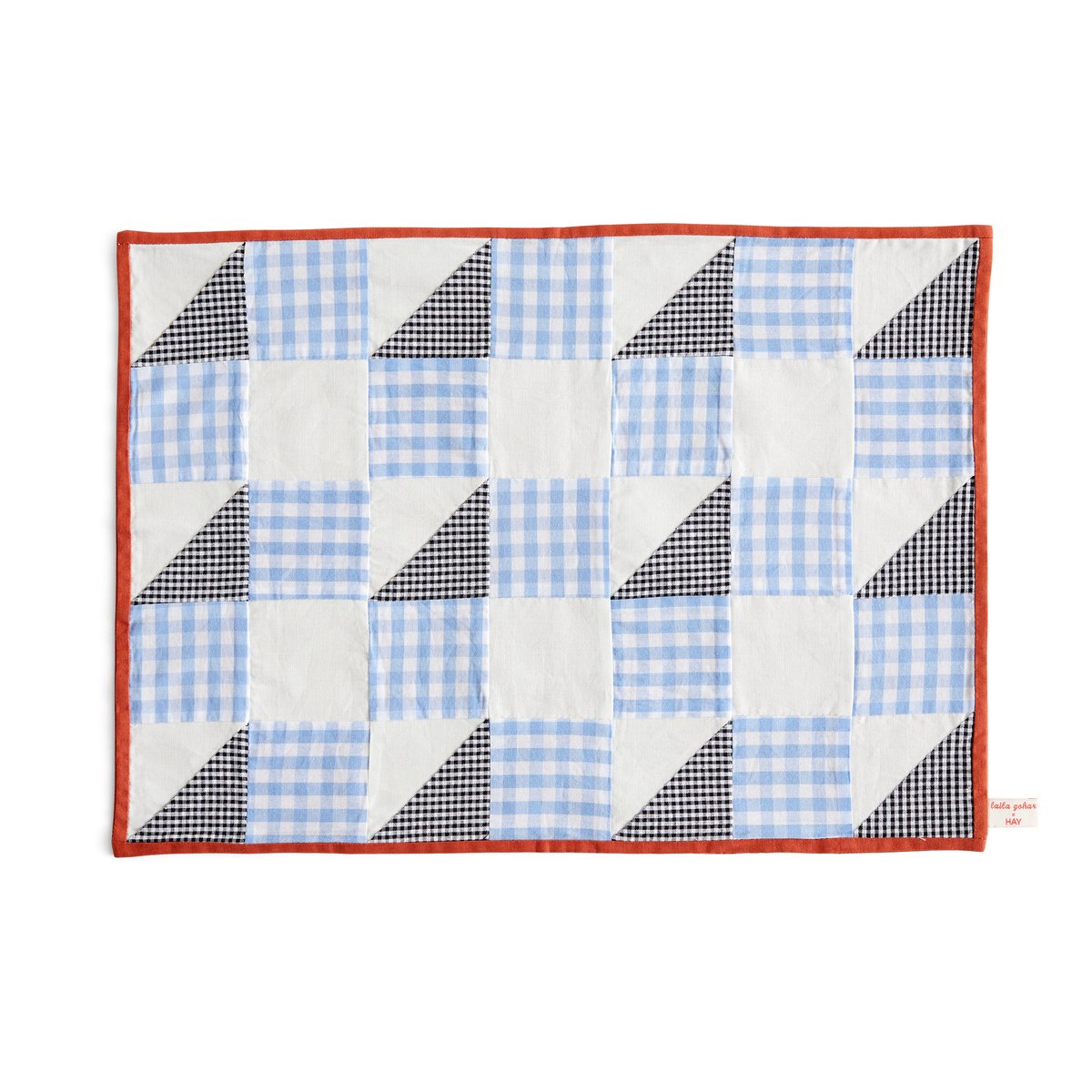 HAY Sobremesa spisebrikke 31 x 45 cm Check blue