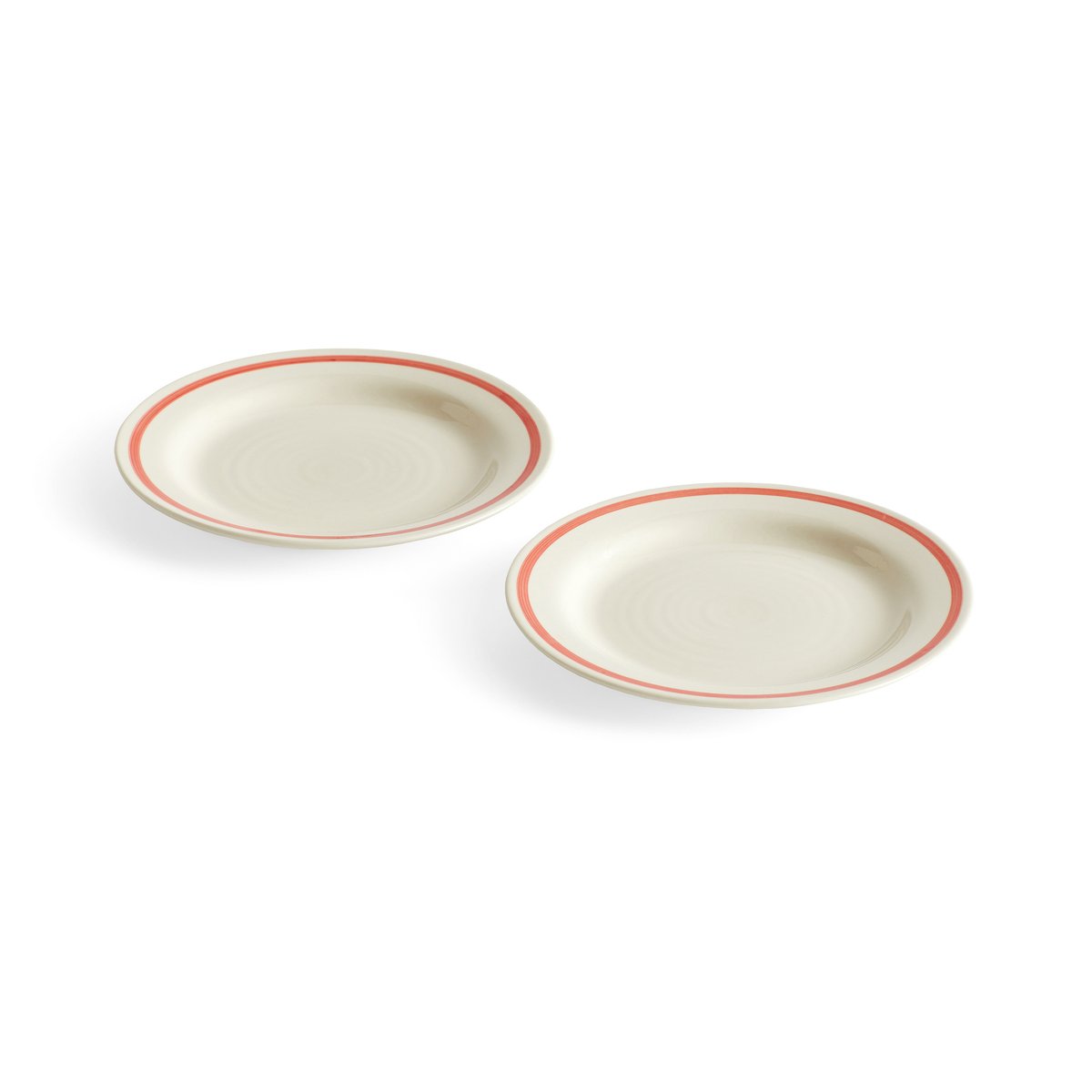 HAY Sobremesa tallerken 18,5 cm 2-pakning Rd | Skandinavisk Design | Asjetter | Rød