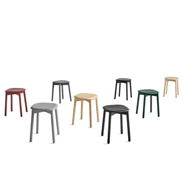 Soft Edge 72 krakk - Svart eik-svart eik stativ - HAY