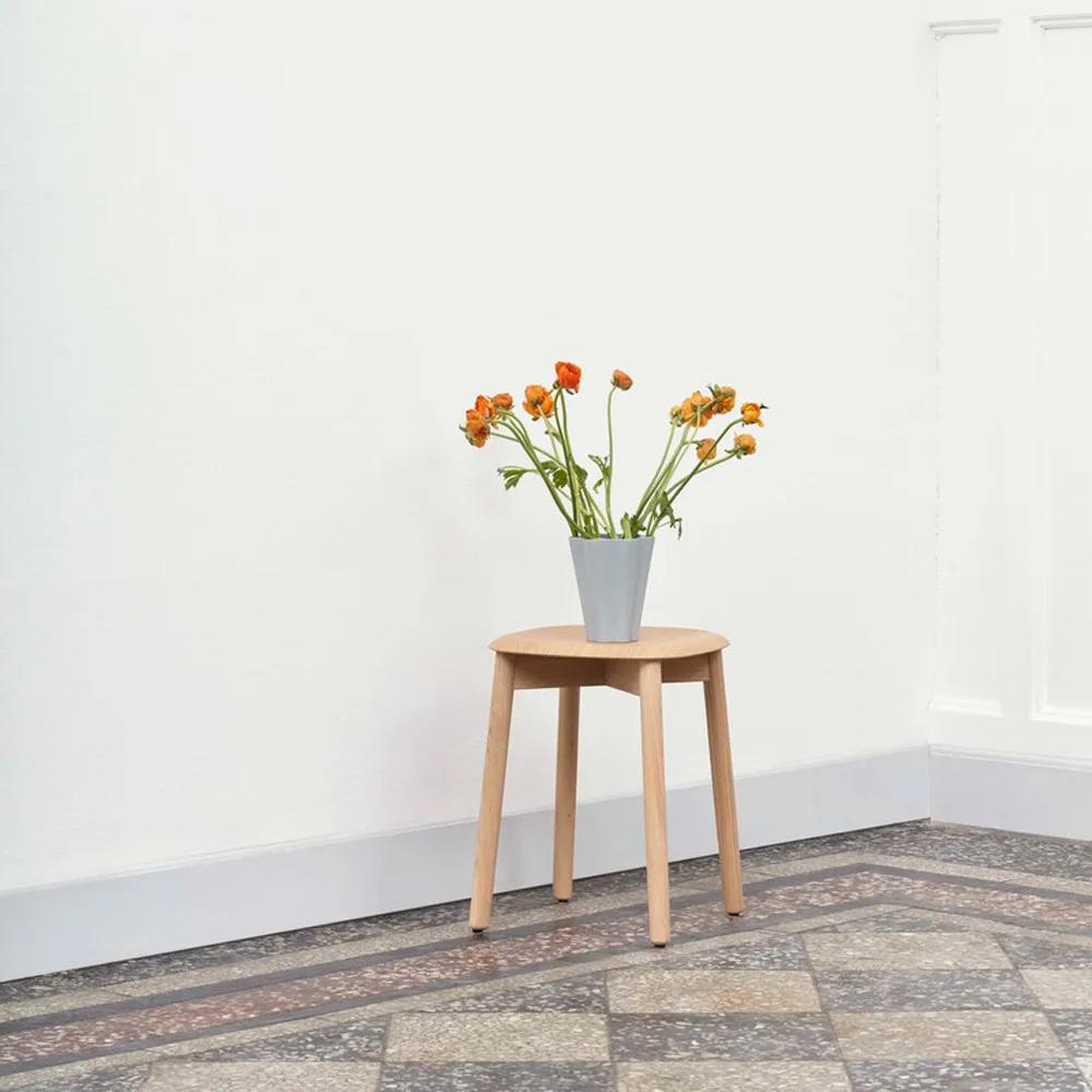 Soft Edge 72 krakk, Svart eik-svart eik stativ HAY