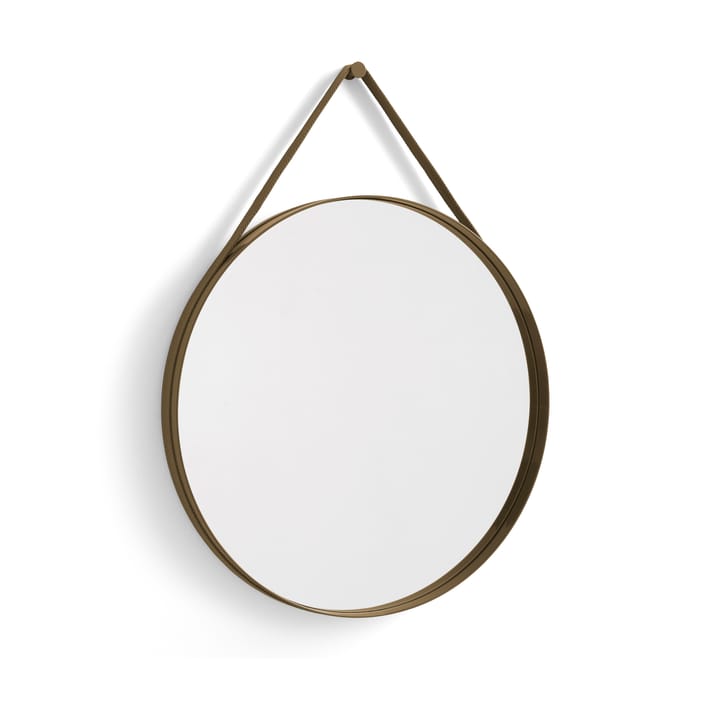 Strap Mirror speil Ø 70 cm - Light brown - HAY