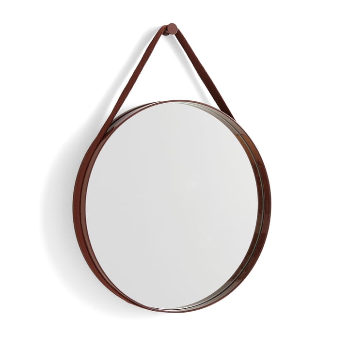 Strap Mirror speil - Dark brown - HAY