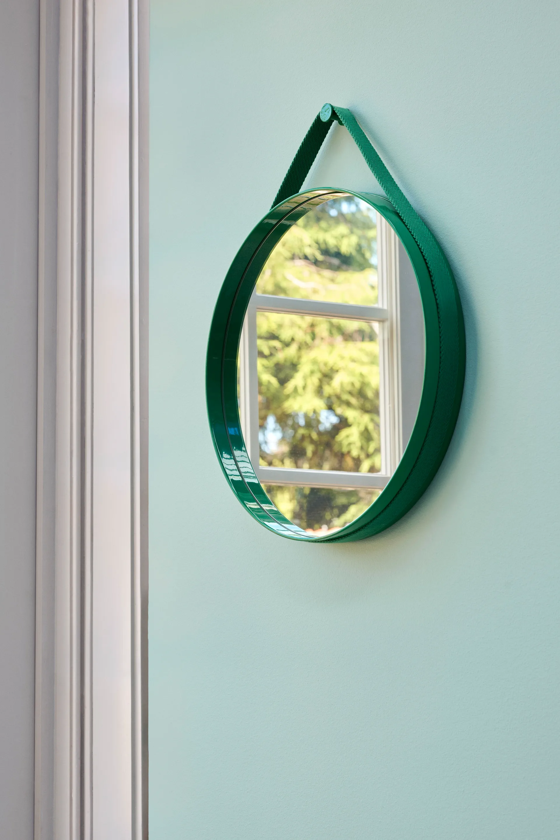Strap Mirror speil, Green HAY