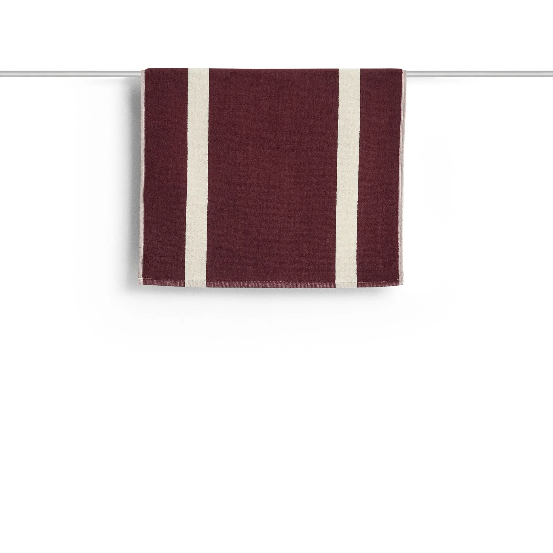 Stripe baderomsmatte, Burgundy, 50x80 cm HAY