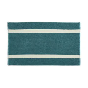 Stripe baderomsmatte - Petrol blue, 50×80 cm - HAY