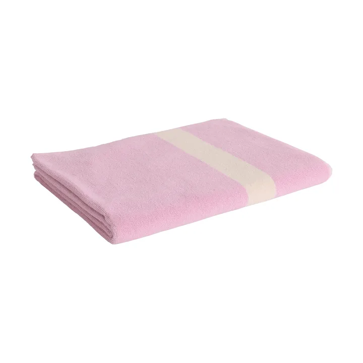 Stripe håndkle - Cool pink, 100x150 cm - HAY