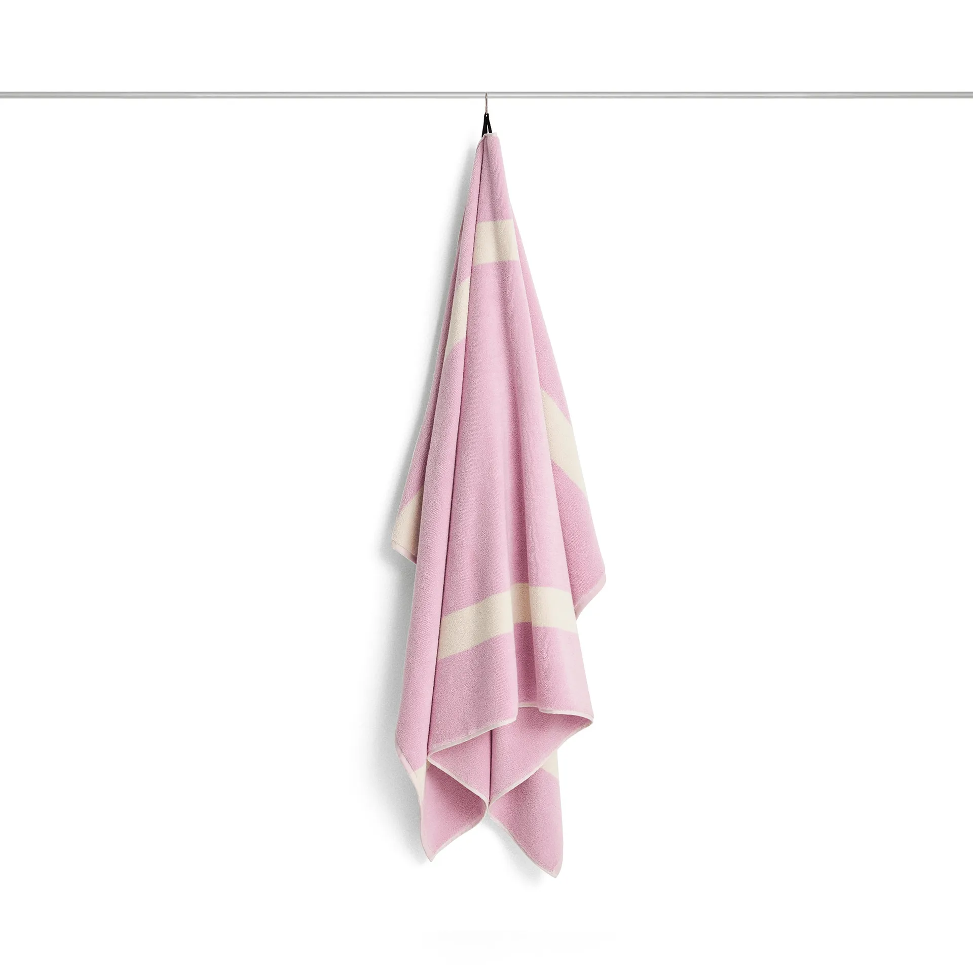 Stripe håndkle, Cool pink, 100x150 cm HAY