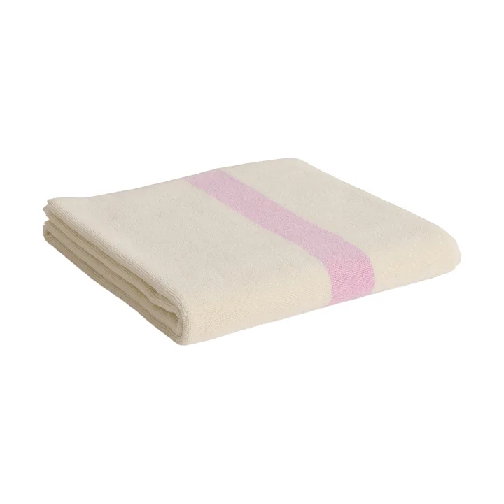 Stripe håndkle - Cool pink, 70×140 cm - HAY