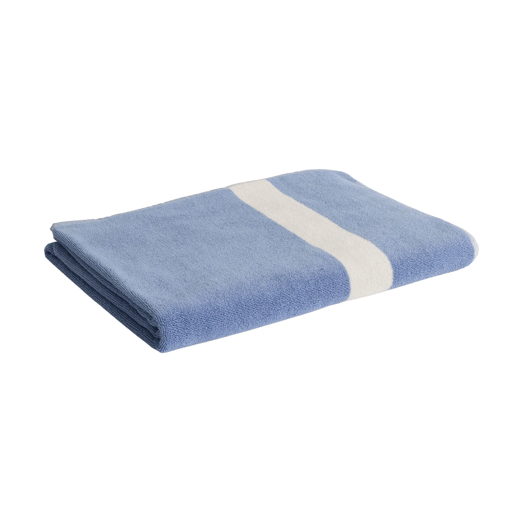 Stripe håndkle, Dusty blue, 100x150 cm HAY