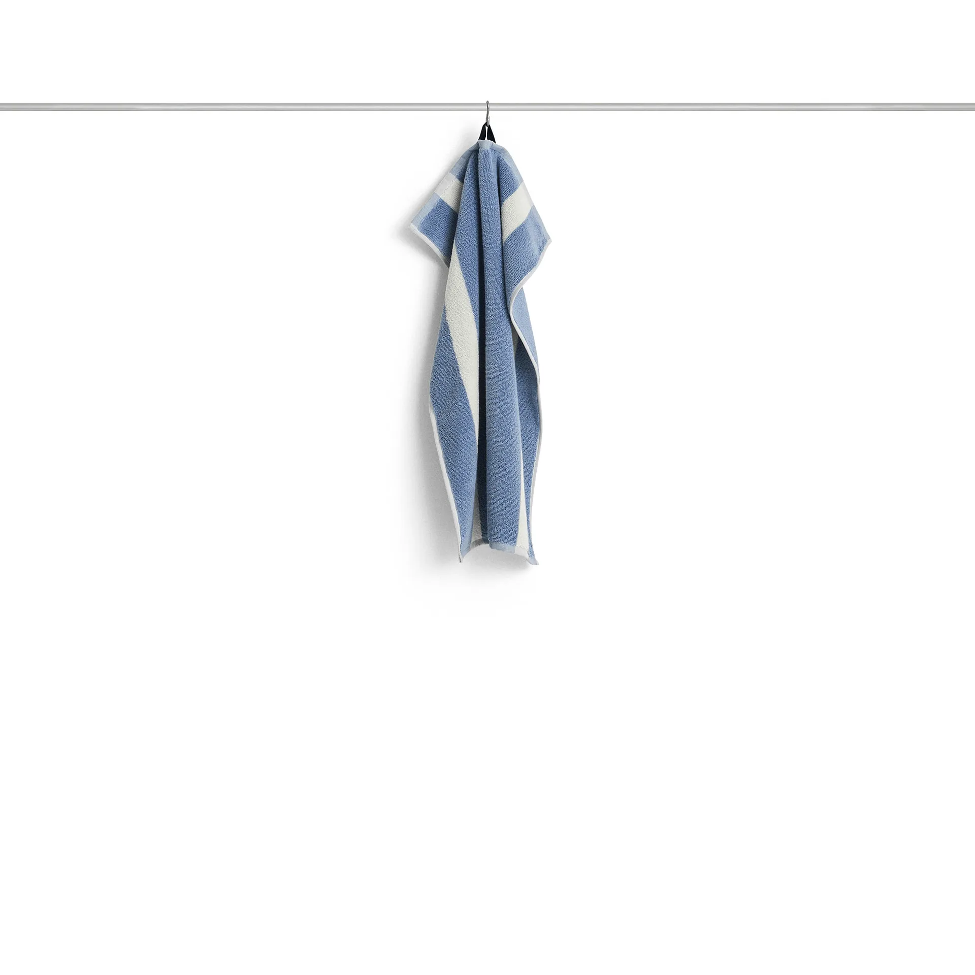 Stripe håndkle, Dusty blue, 40×60 cm HAY