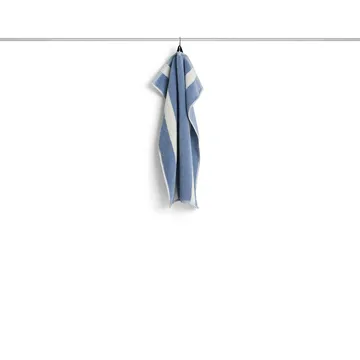 Stripe håndkle - Dusty blue, 40×60 cm - HAY