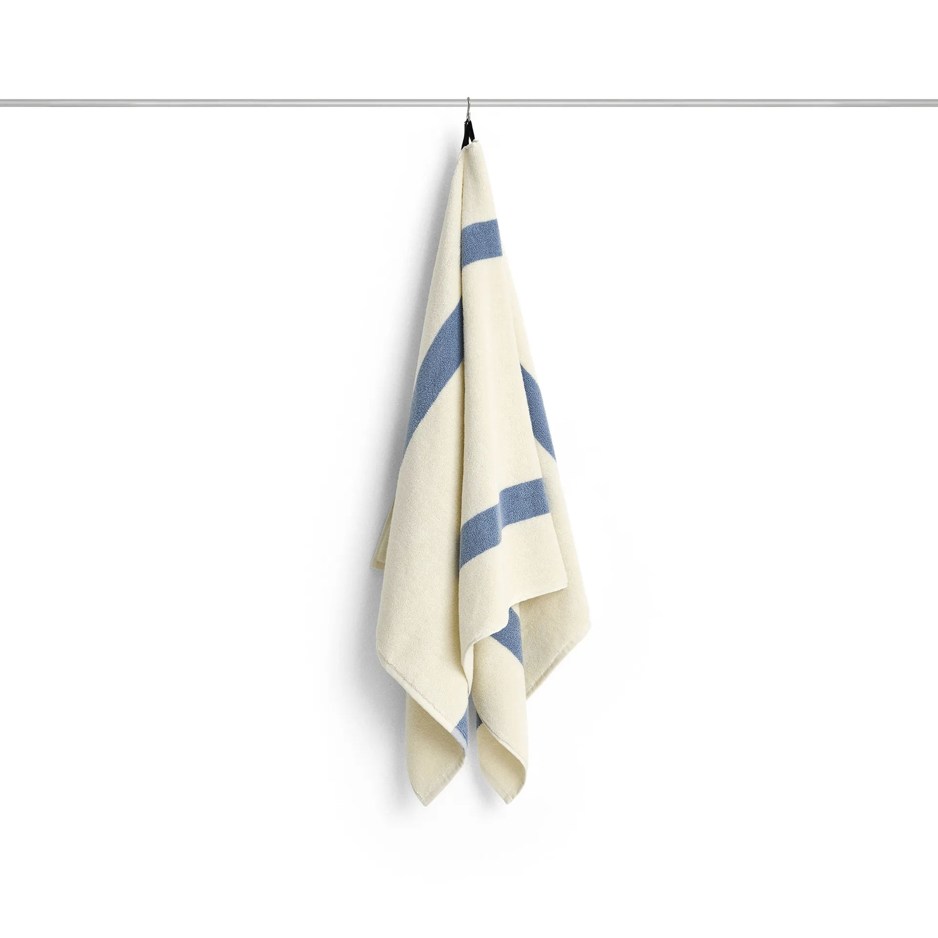 Stripe håndkle, Dusty blue, 70×140 cm HAY