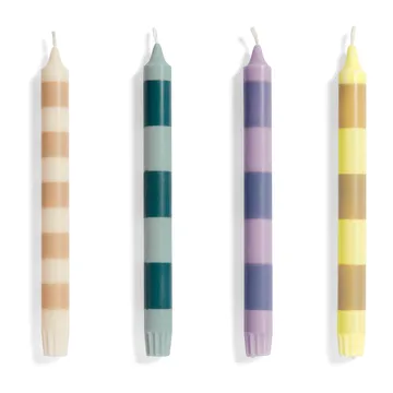 Stripe lys 4-pakning - Douce - HAY