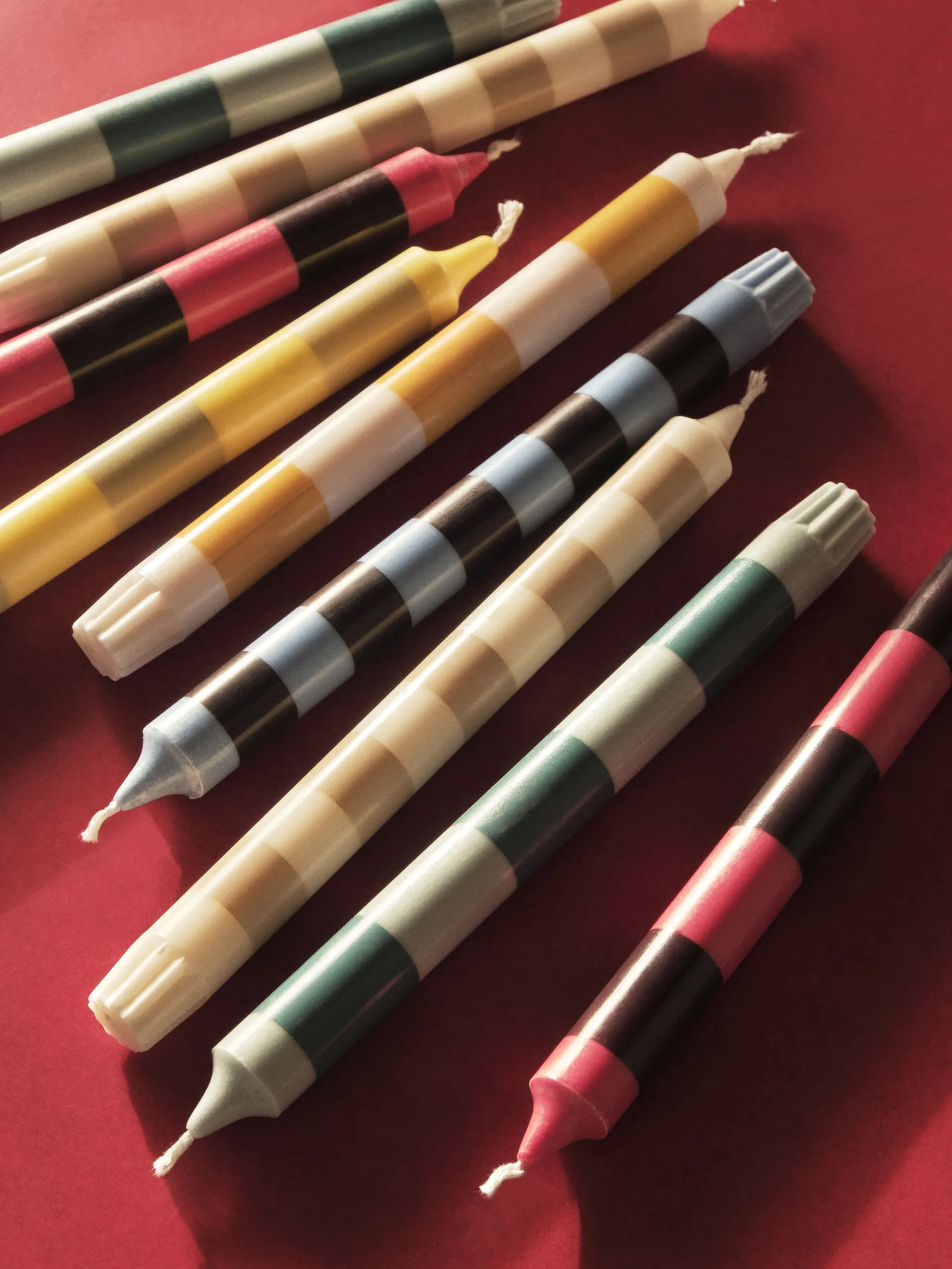 Stripe lys 4-pakning, Douce HAY