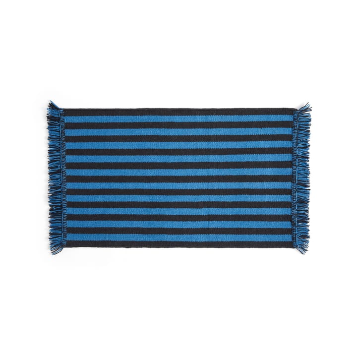 Stripes and Stripes dørmatte 52x95 cm - Blue - HAY
