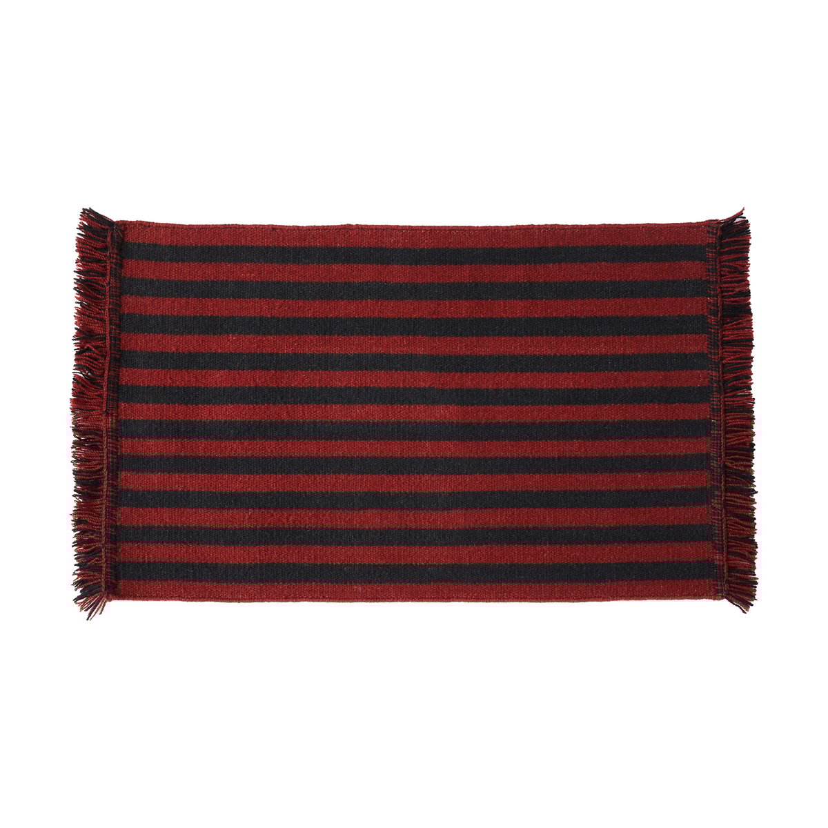 Bilde av HAY Stripes and Stripes dørmatte 52x95 cm Cherry