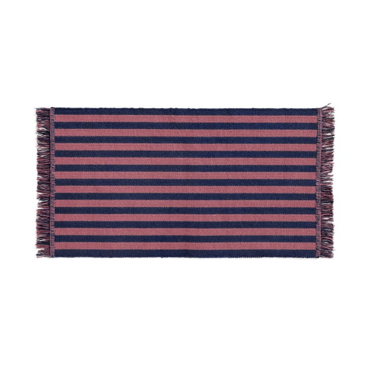 Stripes and Stripes dørmatte 52x95 cm - Navy cacao - HAY