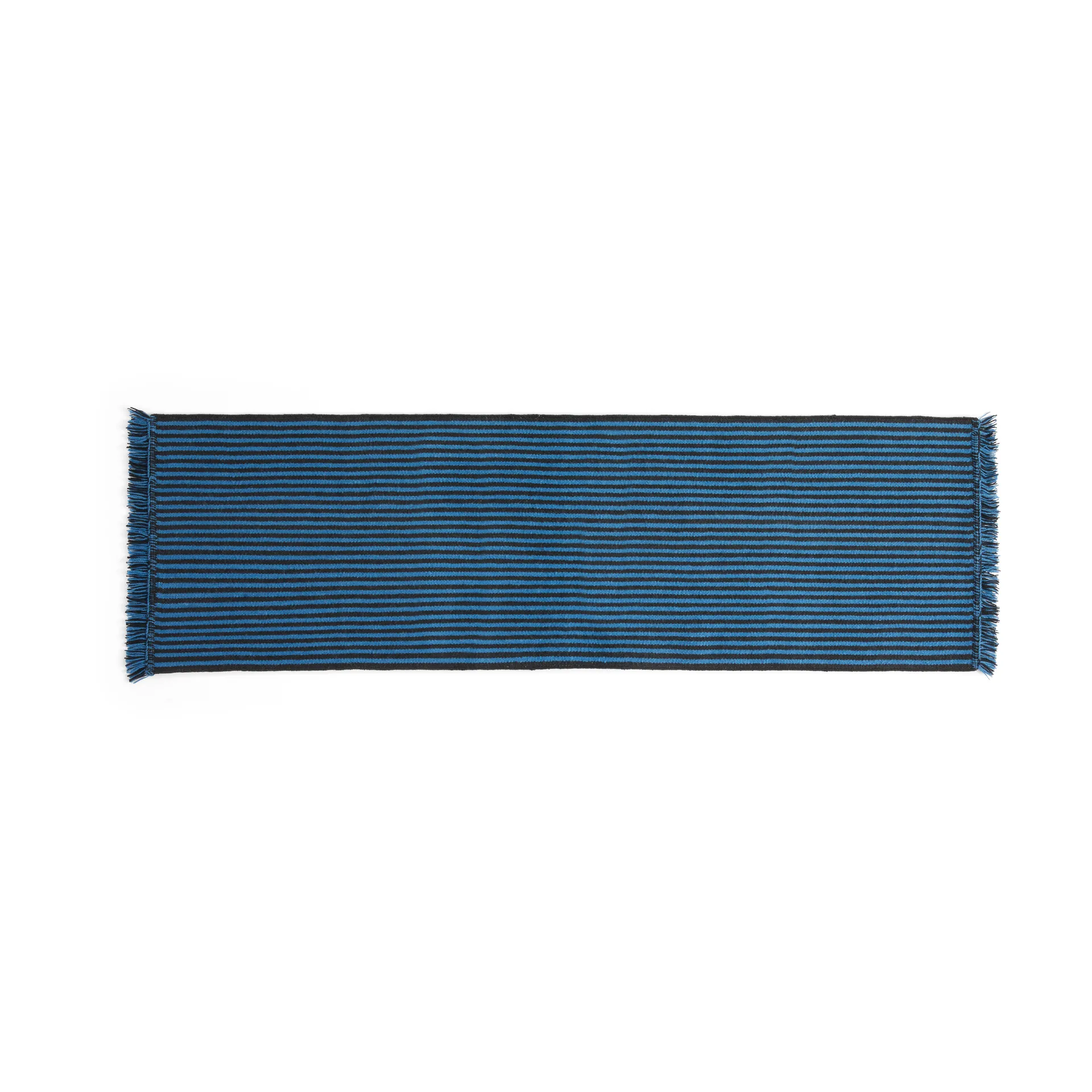 Stripes and Stripes gulvteppe 60x200 cm, Blue HAY