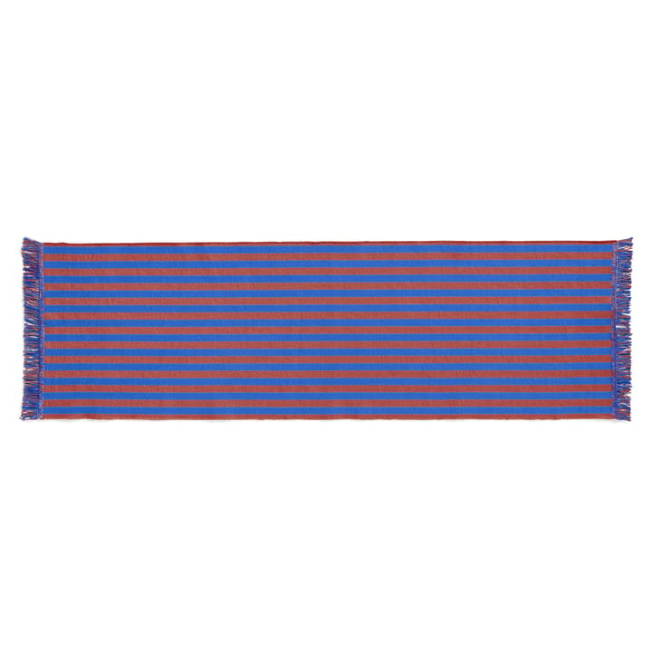 Stripes and Stripes gulvteppe 60x200 cm - Cacao sky - HAY