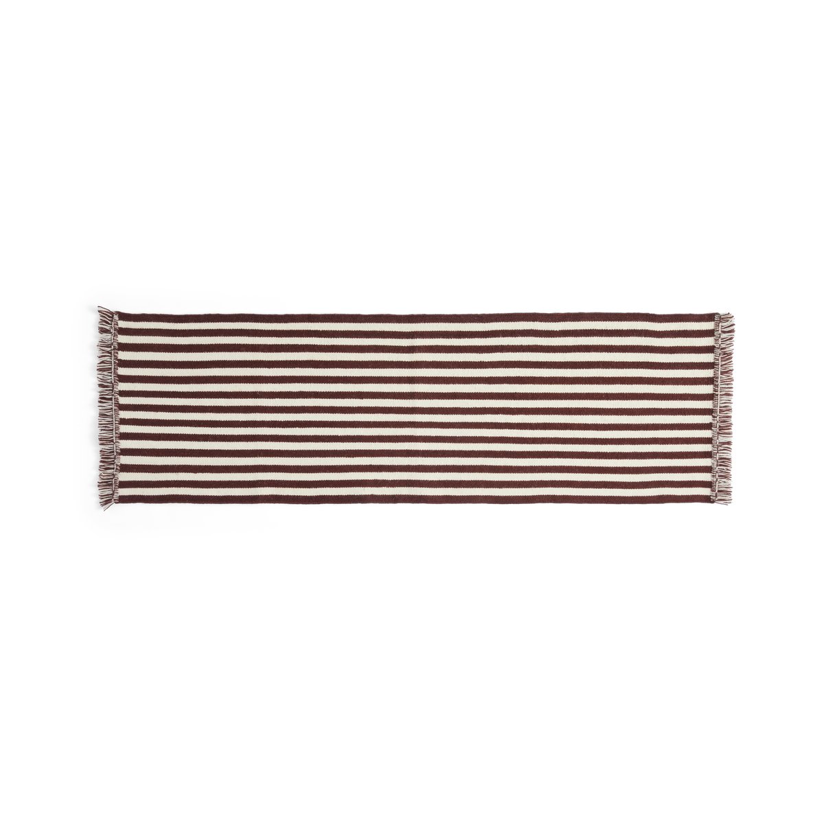 Bilde av HAY Stripes and Stripes gulvteppe 60x200 cm Cream