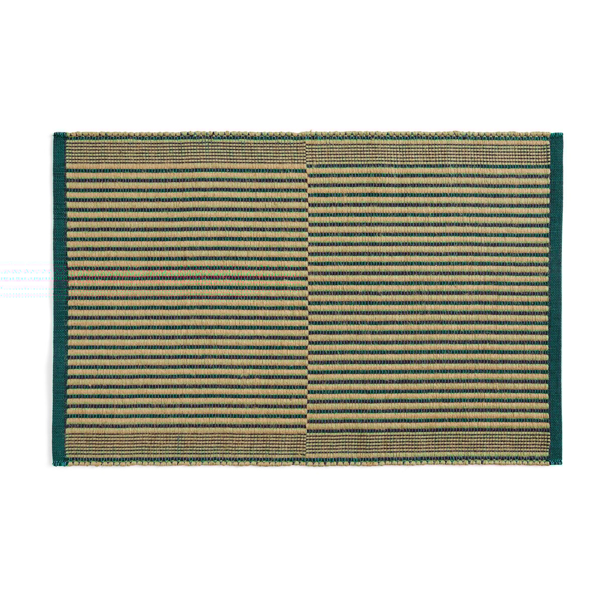 Bilde av HAY Tapis dørmatte 60 x 95 cm Svart-green