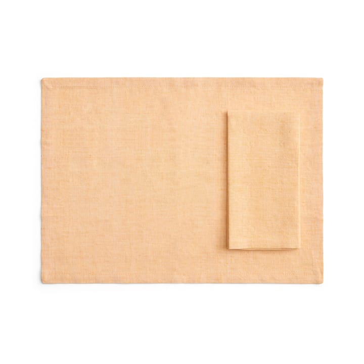 Tavolo bordbrikke/serviett 4-pakning - Soft orange - HAY