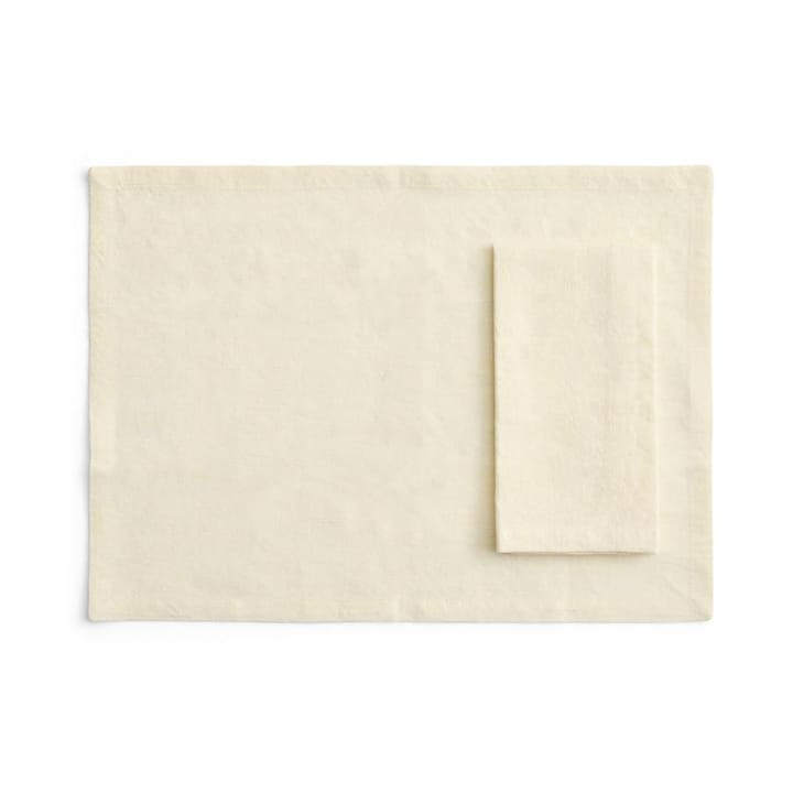 Tavolo bordbrikke/serviett 4-pakning, Soft yellow HAY